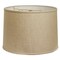 Edge Collections - 13" - Brown - Mid-Century Modern Drum Lampshade - 1 Piece
